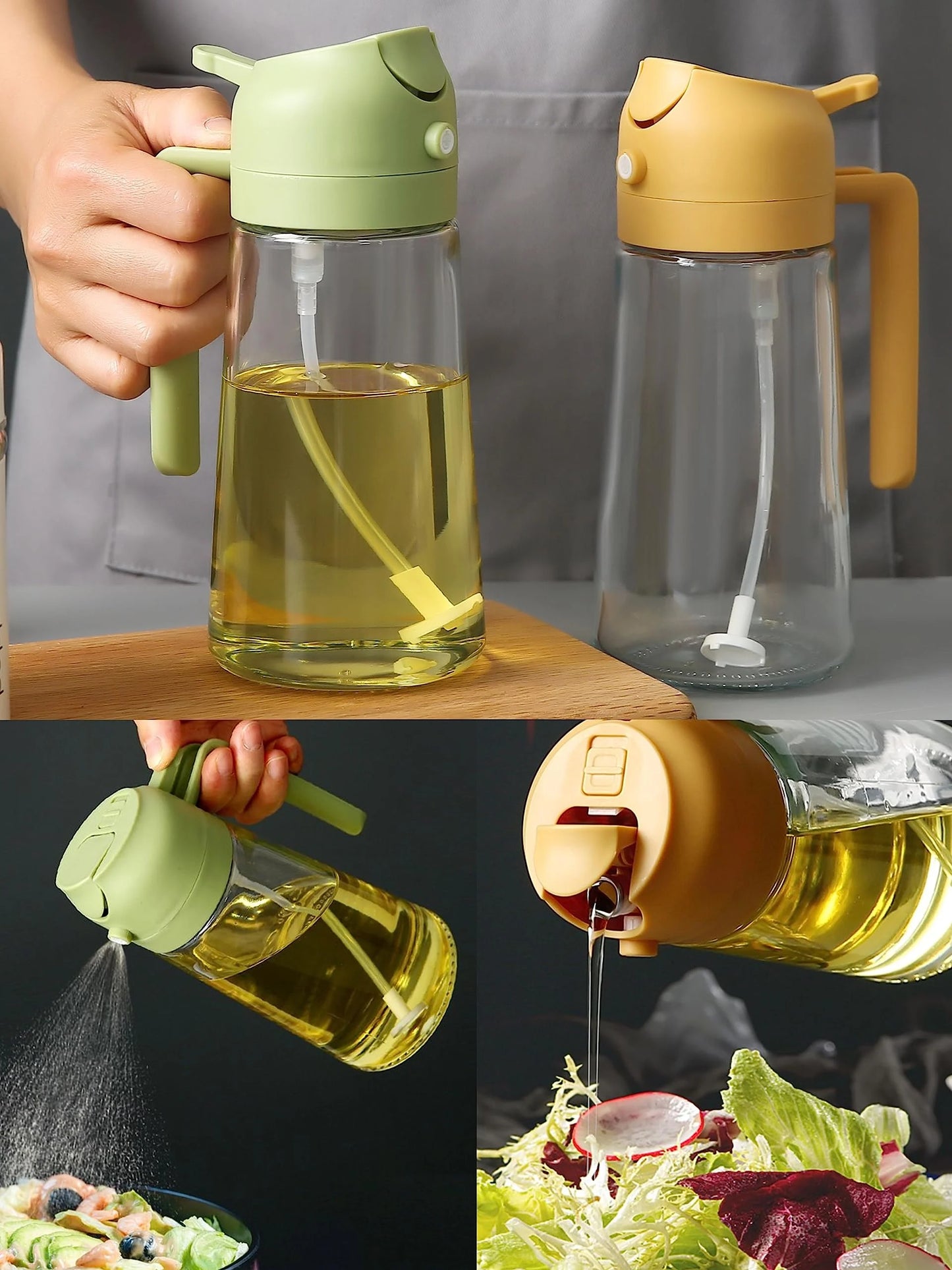 2 In 1 Oil Sprayer & Dispenser
