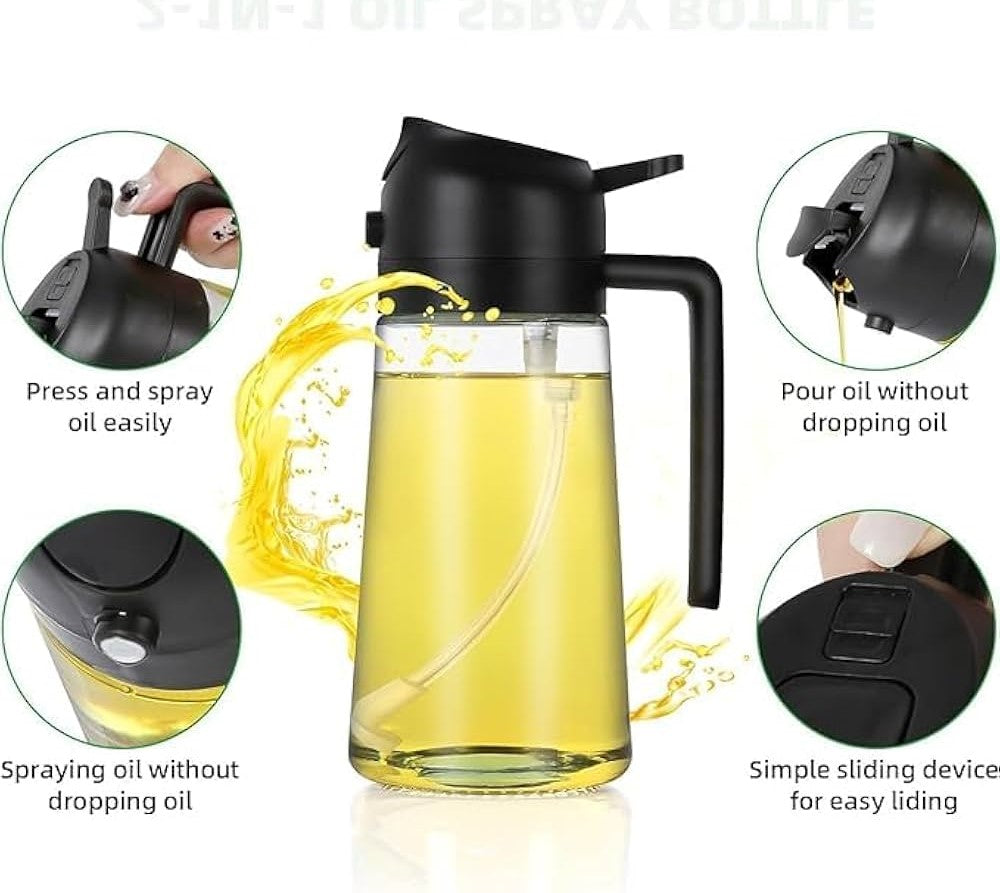 2 In 1 Oil Sprayer & Dispenser