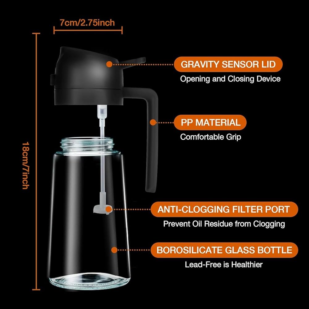 2 In 1 Oil Sprayer & Dispenser